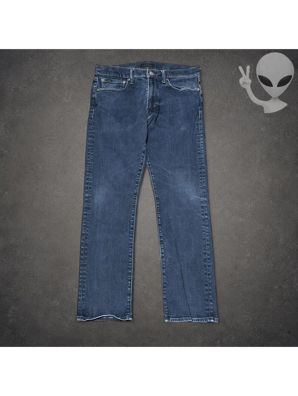Polo Ralph Lauren Slim Fit Jeans Men's 32x30 Blue Sullivan Stretch Denim Size 32